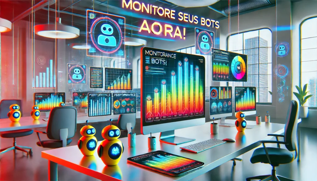 Gráfico ilustrando o aumento de produtividade com a implementação de bots de IA em tarefas empresariais